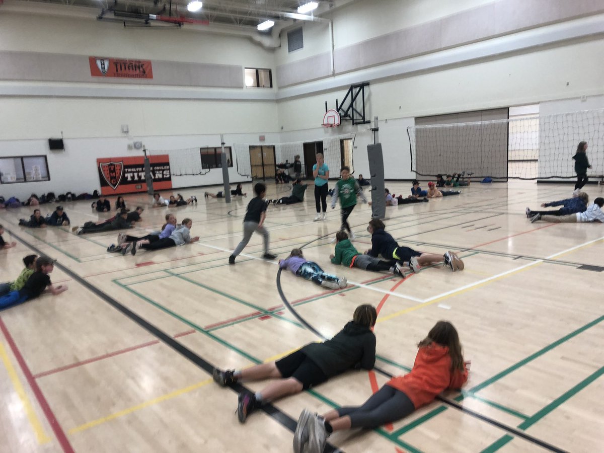 TMC_PE's tweet photo. The gym is packed for the first morning of @TMCCBE Volleyball Club.  A huge thank you to our Sr Volleyball players for volunteering their time! 🏐 https://t.co/8TI8QJROl4
