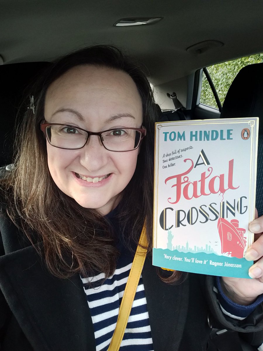 Jambeanie's tweet photo. New book day!
Couldn't wait any longer to read this by @TomHindle3 and I didn't want to wait until Christmas 🤭
Also, the cover is designed and illustrated by my friend Patrick Knowles! Beautiful 1930s feel. I'm so excited to start tonight! Yay! ☺️❤️📚
#books #FatalCrossing https://t.co/cIeK8LdGGO