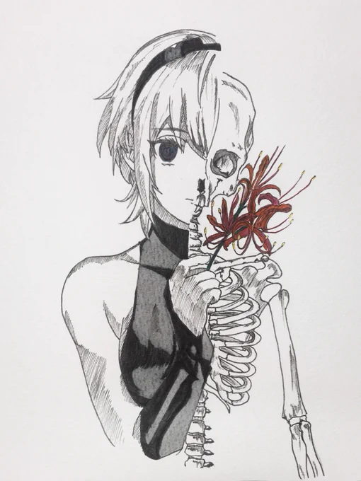 初代様、静謐ちゃん、呪腕先生ときたら次は百貌さん描くしかないよなぁ?#FGO #山の翁 