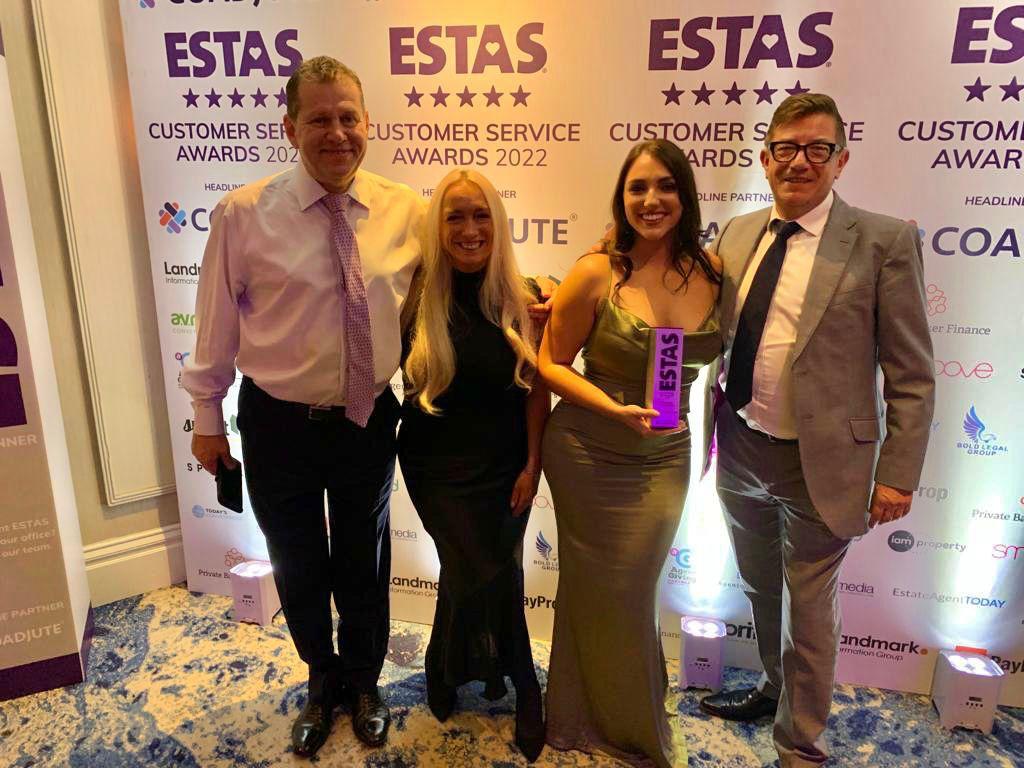 Simply_Convey's tweet image. Well, we couldn't be more delighted and so, so proud of the entire team!! We've won another coveted @THE_ESTAS Supplier Award at #ESTAS2022 Customer Service Awards!! Best in sector for #conveyancing, as rated by our wonderful #estateagent partners.
