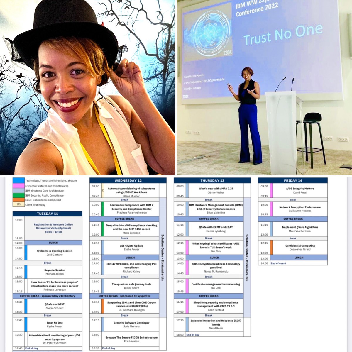 EyshaShirrine's tweet image. Great week at #IBMzSec #z16 #crypto