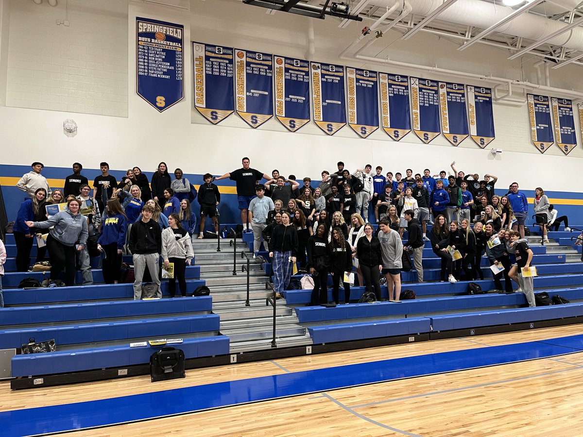 Springfield SD on Twitter "This morning nearly 150 students at SHS