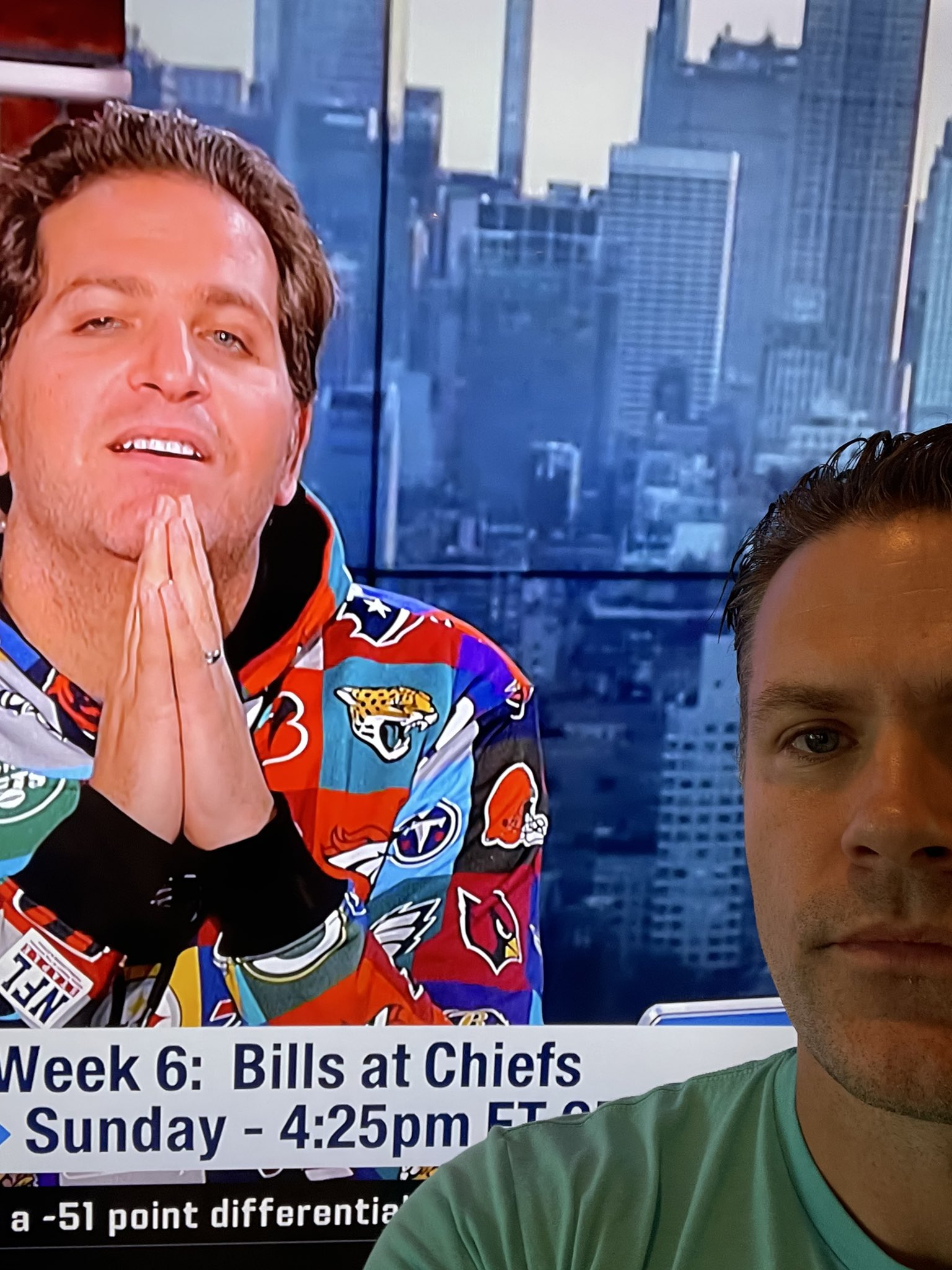 Kyle Brandt on Twitter "I’m in a house with 15 hungover dudes at a