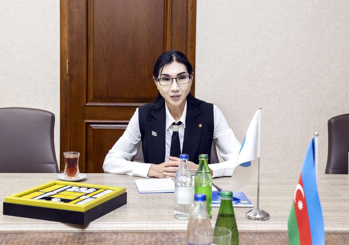 AzGomruk's tweet photo. DGK sədrinin vəzifəsini müvəqqəti icra edən Şahin Bağırov ÜGT-nin regional ofisinin yeni rəhbəri ilə görüşüb.

Ətraflı: https://t.co/qnZ4KXtyAQ https://t.co/5lYmtfHfh8