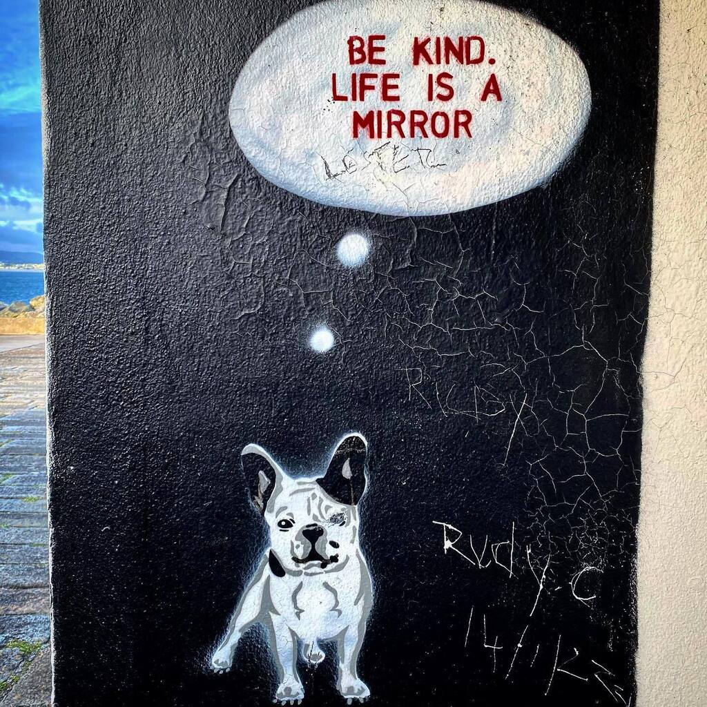 Be kind. Life is a mirror

#streetart #dublin #poolbeglighthouse instagr.am/p/CjsffX-NIzZ/