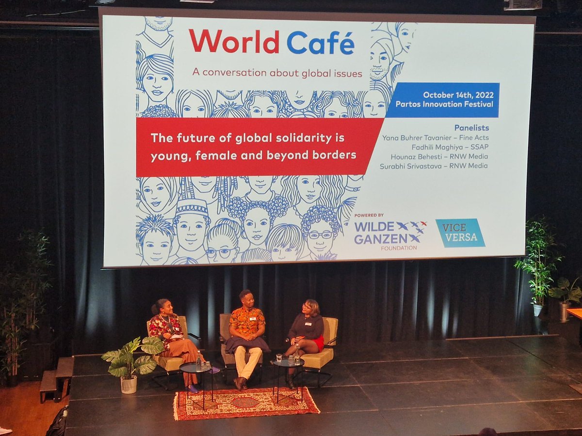 "Engagement has to happen together, we have to be in contact!"
Thank you so much for this inspiring World Café: 
<a href="/Amafantastic/">Ama van Dantzig</a> <a href="/yanska/">Yana Buhrer Tavanier</a> <a href="/srivsurabhi/">Surabhi Srivastava</a> <a href="/SSAPWales/">SSAP</a> <a href="/RNW_Media/">RNW Media</a> <a href="/Perspectivity/">Perspectivity</a> 
#innovationfestival #inclusivecivicpower