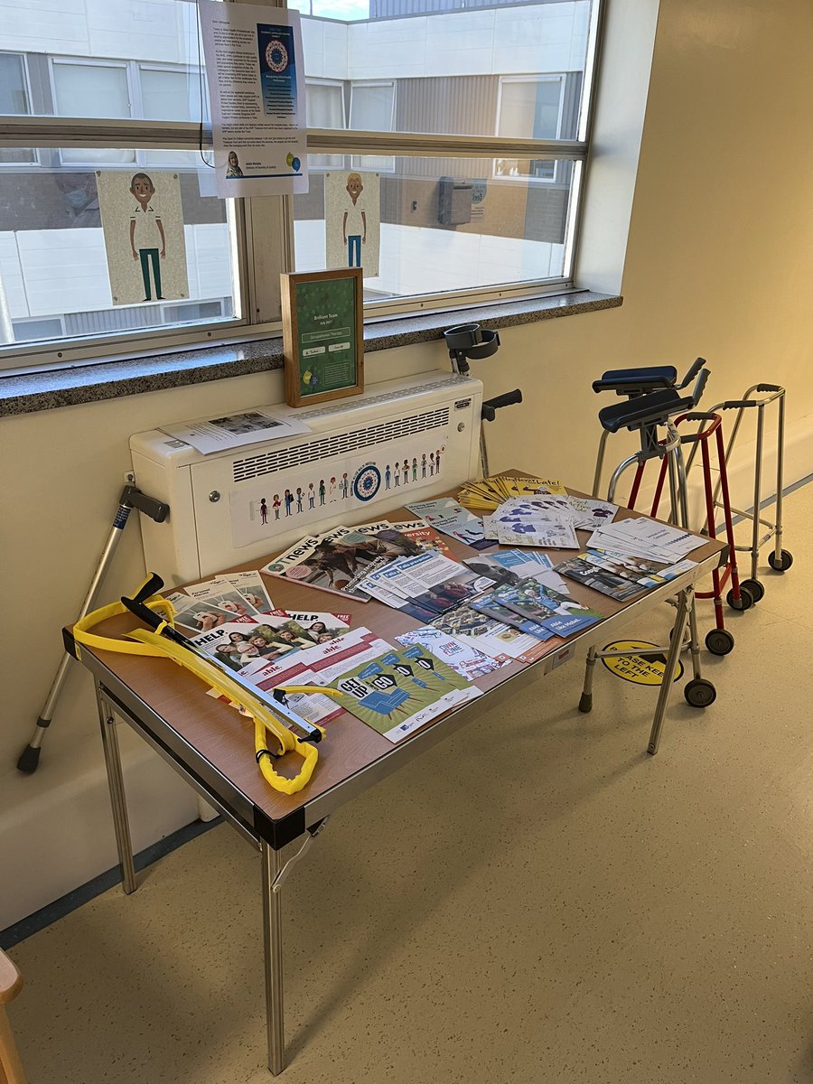Celebrating #AHPsDay earlier with our therapy stall!