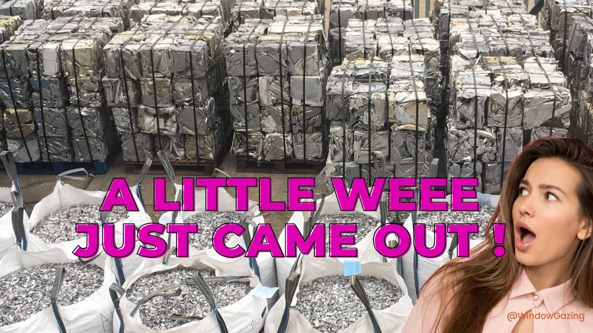 Ok, I could do this better, but it's a one minute idea: <a href="/OneMinuteBriefs/">One Minute Briefs ⏱️</a> &amp; <a href="/UnthaUK/">UNTHA UK</a>  #WhereDoesWEEEGo #eWasteDay