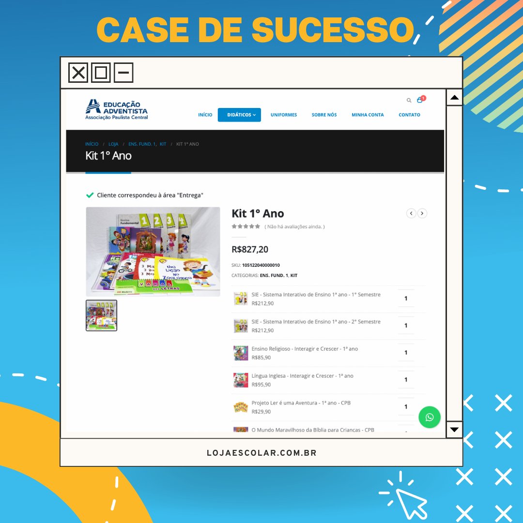 rdorval's tweet photo. Loja virtual Novo Tempo da Associação Paulista Central  da IASD. Vende material escolar, uniformes e livros didáticos para todo o Estado do MS.
Conheça: https://t.co/awpchNxfok

#lojavirtual #ecommerce #vendas #educação #adventista #uniforme https://t.co/sLo9JmqosA