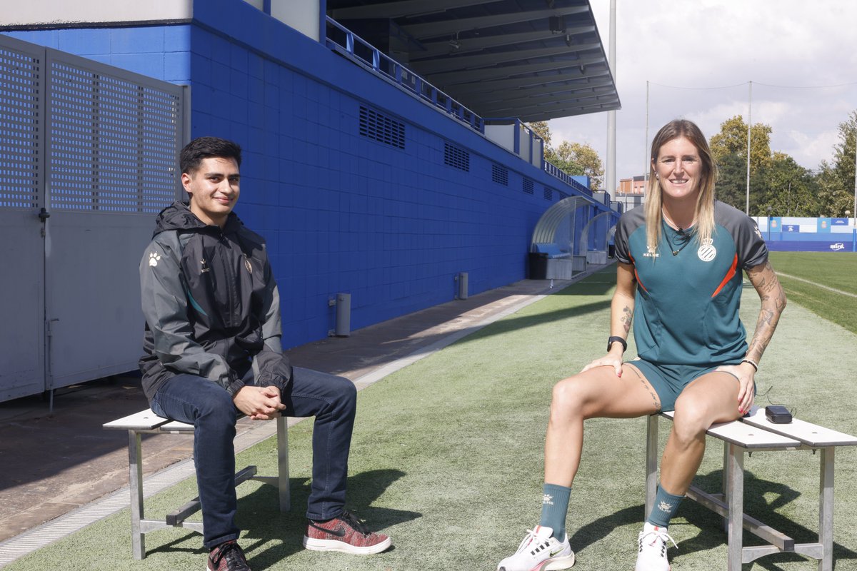 Nischal_SP's tweet photo. 🔵 #CFC x #RCDE ⚪️
I spoke to Femení striker @10adrianamartin, who is back at Espanyol for a second spell and played for Chelsea at the start of the Emma Hayes era.

The full interview is out now on all club platforms! 🎙️
#EspanyolMEDIA #RCDEFem https://t.co/s1MIPS3S4U