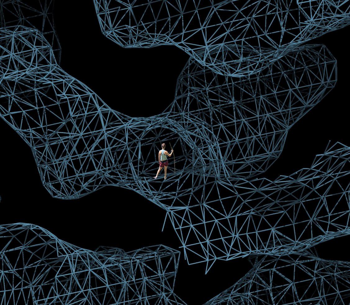mkMellon's tweet photo. I title this “Lost in Density”, inspired by a recent nightmare after working on my structure too close to bedtime. https://t.co/IhinjigQUv