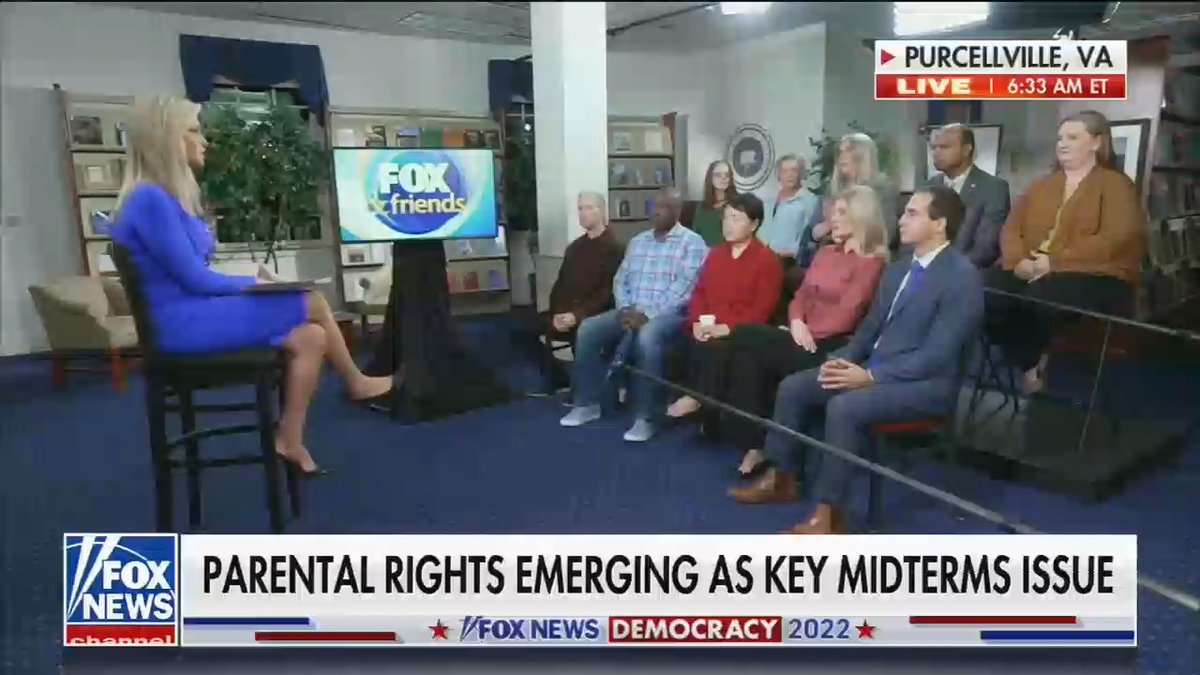 🧵Fox &amp; Friends spoke with a “panel of Virginia parents” this morning to discuss how “parental rights” are a major midterm issue and wouldn’t you know it, a bunch are also right-wing activists. 🧵 [h/t <a href="/tylermonroe7/">Tyler Monroe</a>