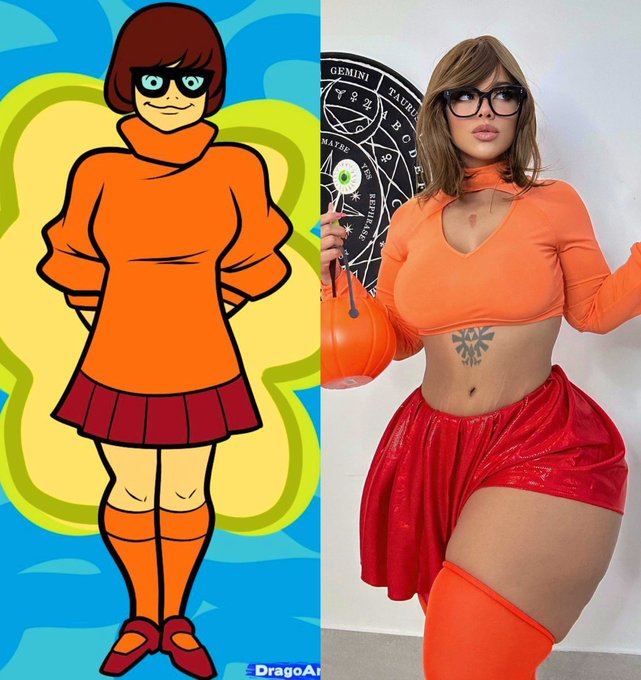 Velma in cartoons vs Real Life Action🧡 https://t.co/P9id1p1VVZ