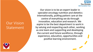 The Christie Institute for Cancer Education (@cicemanchester) on Twitter photo We put patient care at the centre of everything we do and aspire to be the best department to work in <a href="/BDA_Dietitians/">British Dietetic Association</a> <a href="/BDA_Oncology/">BDA Oncology Specialist Group</a> #oncologydietitians #WhatDietitiansDo #AHPday <a href="/TheChristieNHS/">The Christie NHS</a> We put patient care at the centre of everything we do and aspire to be the best department to work in <a href="/BDA_Dietitians/">British Dietetic Association</a> <a href="/BDA_Oncology/">BDA Oncology Specialist Group</a> #oncologydietitians #WhatDietitiansDo #AHPday <a href="/TheChristieNHS/">The Christie NHS</a>