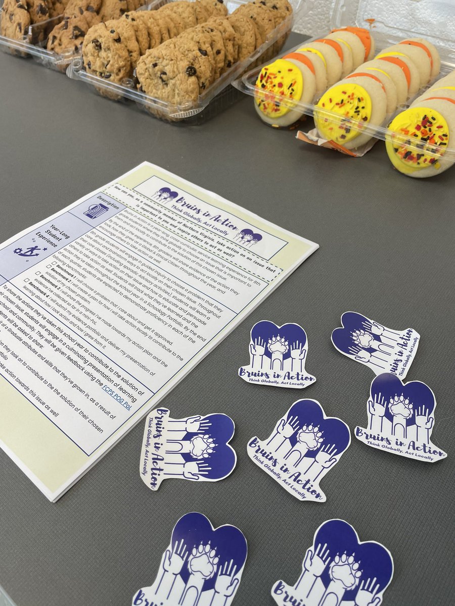 Friday vibes in the form of fall snacks and ✨STICKERS✨ to kickoff our 8th grade cross-curricular project that culminates in a POG PoL! So excited for what this year will bring 🤗🐻 <a href="/NikiHolmes68/">Niki Holmes</a> <a href="/FCPSLBSS/">Lake Braddock SS</a>