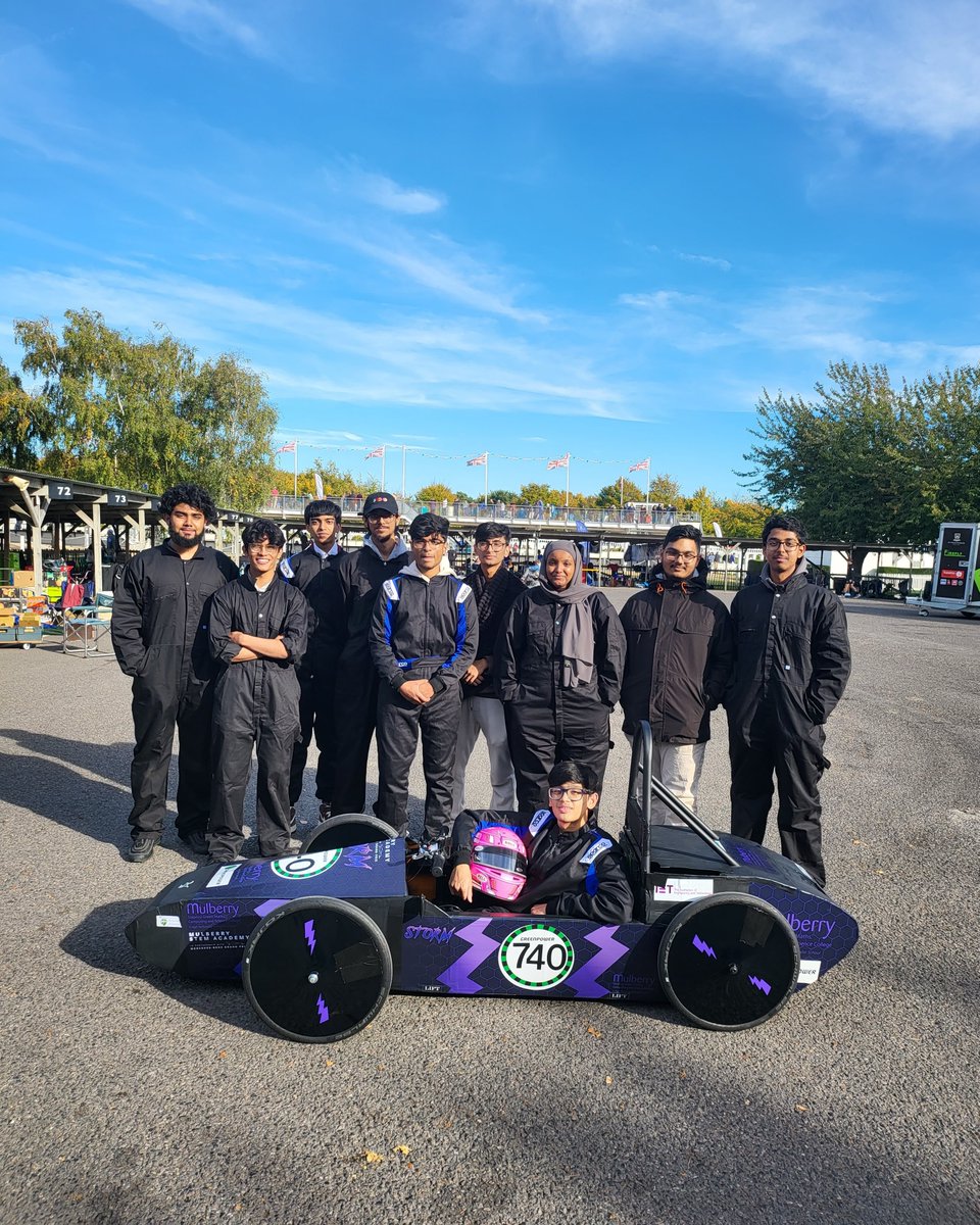 MercedesAMGF1's tweet photo. Congratulations to our Accelerate 25 partner @MulberryTH, who finished 1-2 in their class at last weekend's @greenpower_team International Finals at Goodwood! 👏

The event saw a total of 30 teams from around the world race their own electric cars against each other ⚡ https://t.co/7sgf50dawg