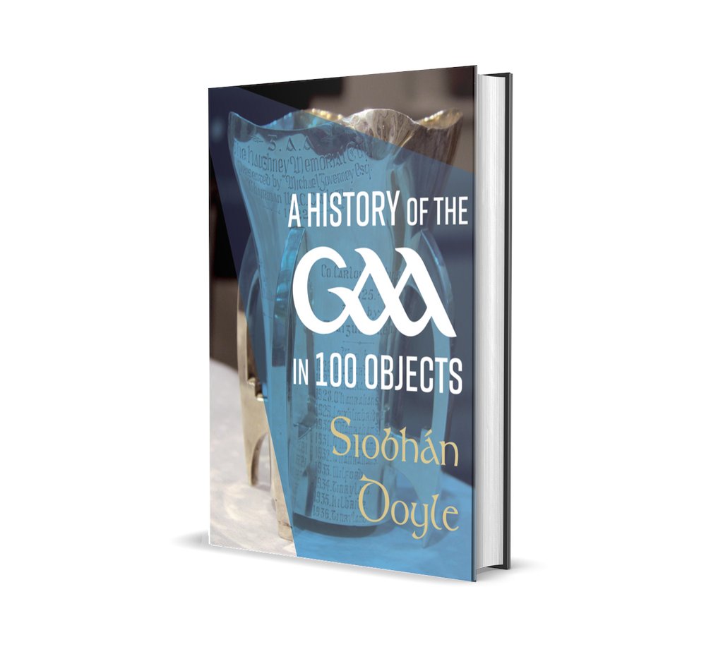 MerrionPress's tweet photo. Out Now! A History of the GAA in 100 Objects by Siobhán Doyle (@thekickart) is available now in all good bookshops, online and at https://t.co/xtvevb5NhT

Don't miss Siobhán on tonight's Late Late Show, on RTÉ One from 9.35pm!

https://t.co/W6ebG2RJsh https://t.co/kvN6Zw38du