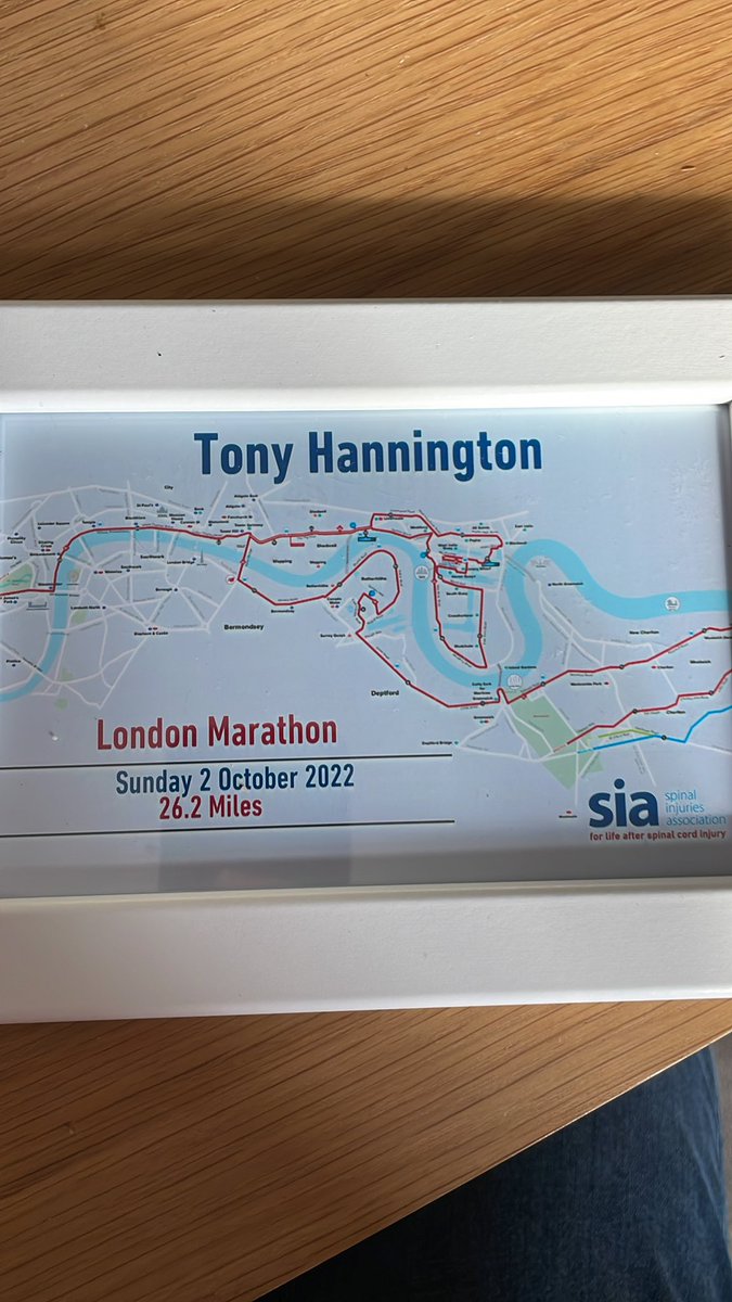 Thanks <a href="/spinalinjuries/">Spinal Injuries Association</a> for my plaque!!