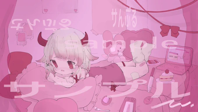 4か月前くらいに描いたskeb海外のVTuberメルルちゃん 
