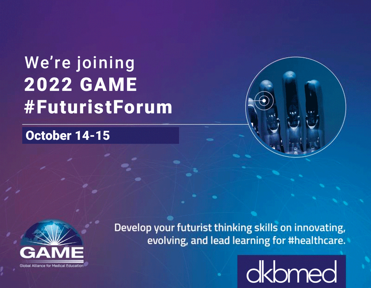We’re joining the conversation on the Future of Lifelong Learning in Healthcare at #FuturistForum in Montreal, Canada. @GAME_CME #HealthCare #CME #FreeCME #MedicalEducation #MedicalNews #HealthNews #CMEcredits #ContinuingEducation