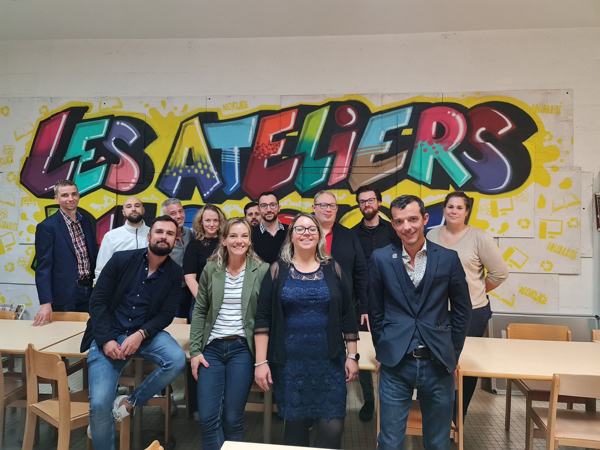 OrangeStoreOff's tweet photo. 🟢 Un grand merci aux #AteliersDuBocage qui nous ont accueillis dans leurs locaux et aux collaborateurs.rices @GDT pour leur participation et la richesse de nos échanges ! #EntrepriseResponsable #TouslessouriresGdt https://t.co/hWI0UBB2uS