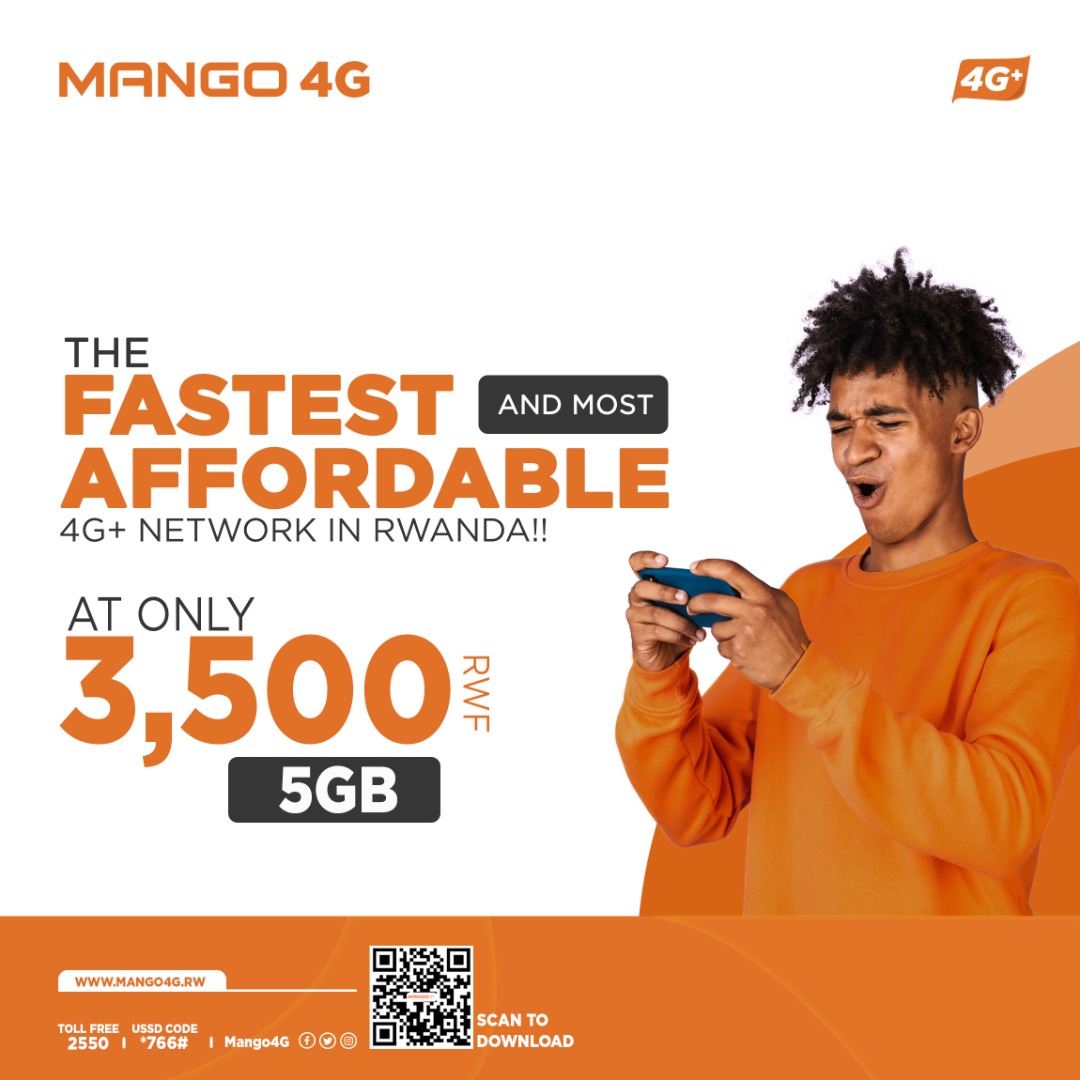 Enjoy the #Weekend with #Mango4G, The fastest and most affordable #4G Network in #Rwanda !!