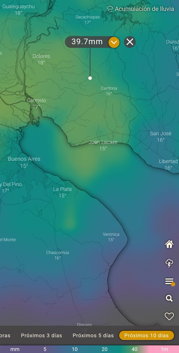 Me alegro el dia Windy, que se mantenga!