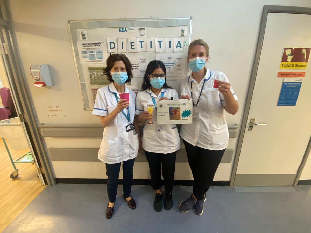 Our lovely <a href="/BhtDietitians/">BHTDietitians</a> colleagues enjoying their MUST-ang Sally and our wonderful physio and health care assistant colleagues getting involved🍸 <a href="/bhtahp/">BHTAHP</a> <a href="/BucksHealthcare/">Buckinghamshire Healthcare NHS Trust</a> #AHPsDay