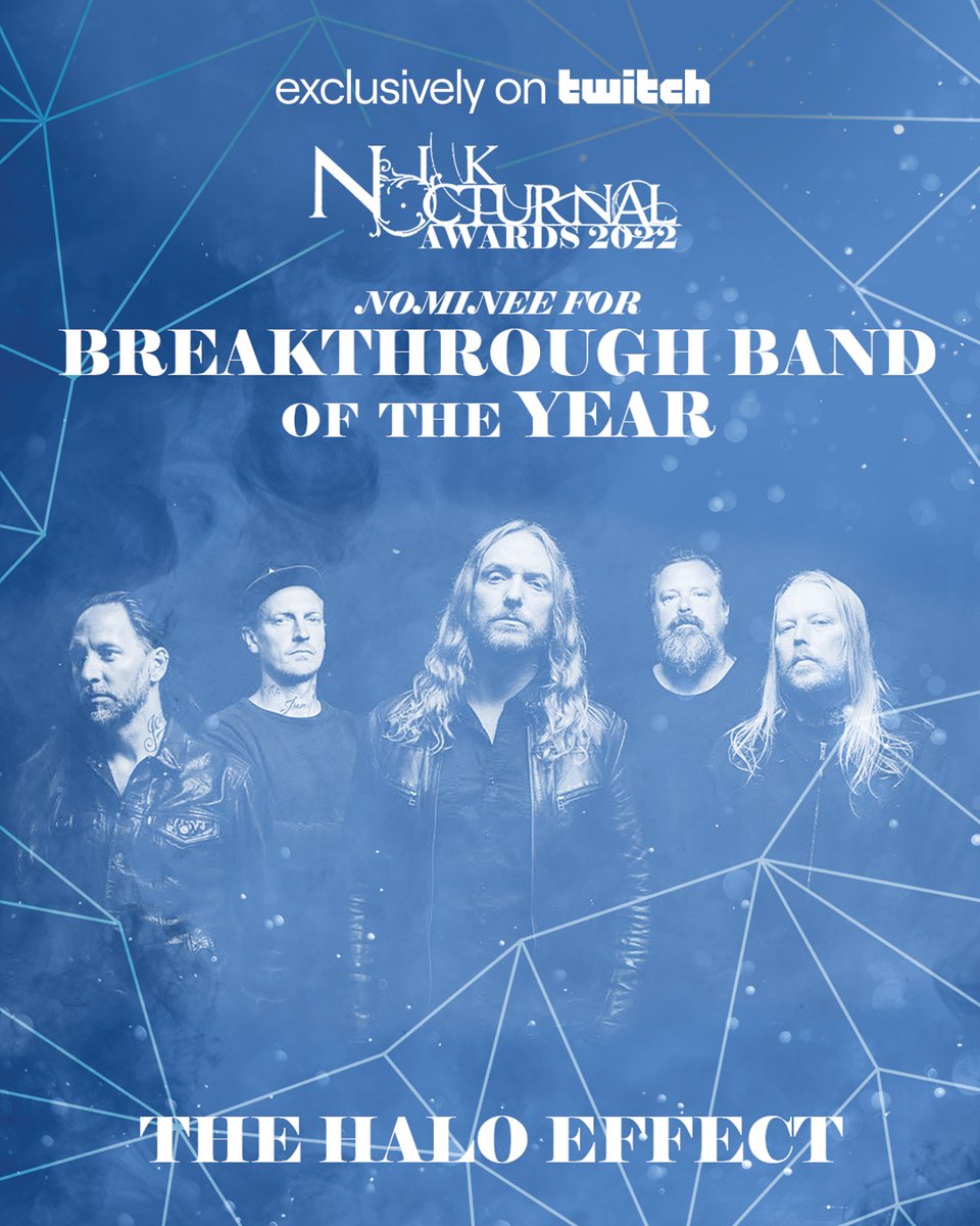 We are nominated for BREAKTHROUGH BAND OF THE YEAR at the Nik Nocturnal Awards - vote now at niknocturnal.tv until October 19th and tune in October 27th exclusively on @NikNocturnal`s Twitch channel to enjoy the show!