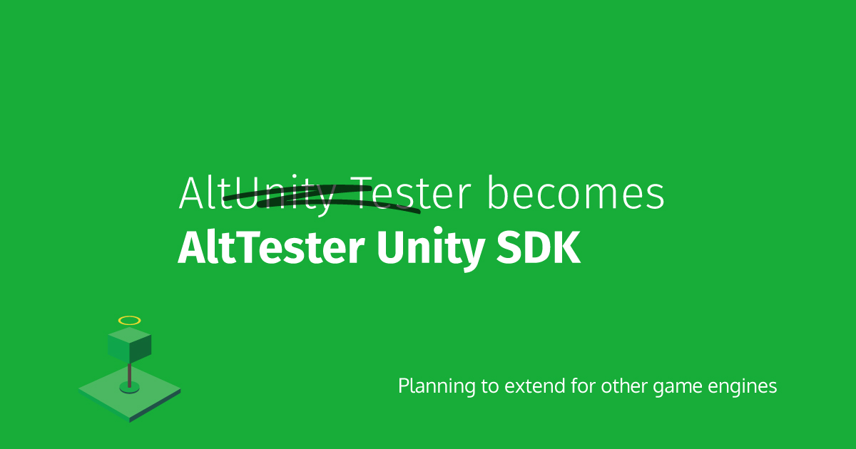 AltTesterSays's tweet image. #AltUnityTester becomes #AltTester Unity SDK

The old name didn&apos;t quite fit our plans and our long-term mission to make #testautomation easier for #gametesters and #gamedevelopers.

A major release of our #testautomationframework is coming. . . .

Stay tuned! #gamedev #gamebiz