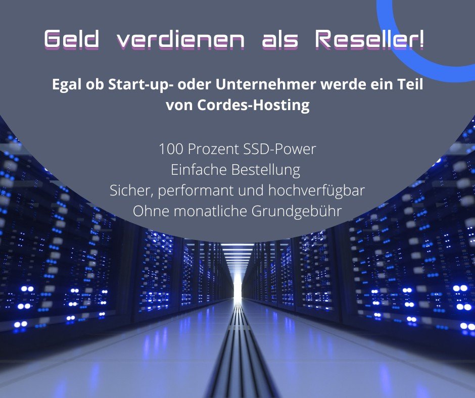 CordesHosting's tweet photo. Ab sofort könnt ihr ein Teil von Cordes-Hosting werden. Mit unserem neuen Reseller Programm!
#cordeshosting #vserver #cloudserver #domains #webspace #reseller #sql #storage #cloud #memory #cpu #hdd #ssd #teamspeak #ts3 #ts3server #teamspeakserver #domainoffer #offer https://t.co/xBtKTfMst1