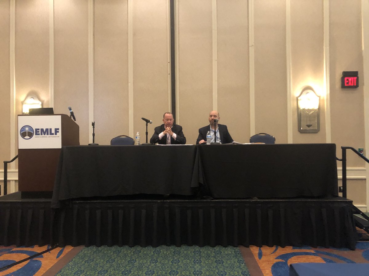EnMinLaw's tweet photo. This week at our Fall Symposium, we enjoyed hearing from our speakers on the latest topics affecting the energy and mineral law industry. A special thanks to our sponsors for making this possible! #EMLF #EMLFSymposium2022 #Lexington https://t.co/JAFIHi7nKm