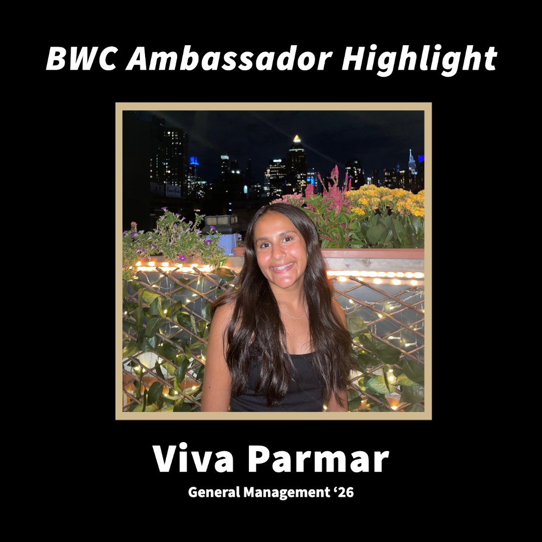 brockwilsonctr's tweet photo. BWC's first Ambassador Highlight of the year is Viva Parmar, a San Jose native studying Management and serving on BWC's Social and Leadership Development Committees. Swipe to learn what BWC means to her!
@PurdueKrannert #BWCenter #WomenInManagement #WomenLeaders #EmpoweringWomen https://t.co/P4DNMnUAjA
