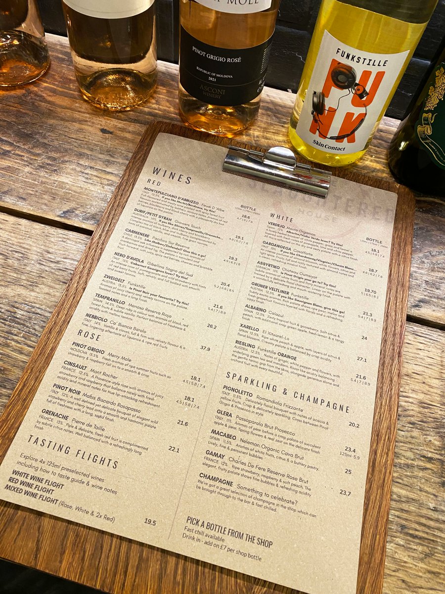TheSlaughteredH's tweet photo. NEW WINE MENU NOW AVAILABLE 🍷
We've give our wine menu a little shake up!
There is a fabulous selection of wines, chosen by our team. https://t.co/dgqsEK5dMC