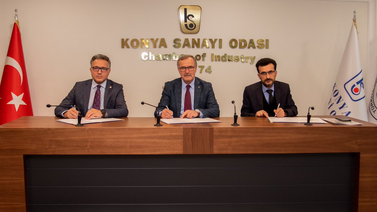selcukuniresmi's tweet photo. Üniversitemiz Sürekli Eğitim Uygulama ve Araştırma Merkezi ile Konya Sanayi Odası Başkanlığı ve Hukuki Araştırmalar Derneği arasında “Eğitim İş Birliği Protokolü” imzalandı. https://t.co/E6GDnUDrbU