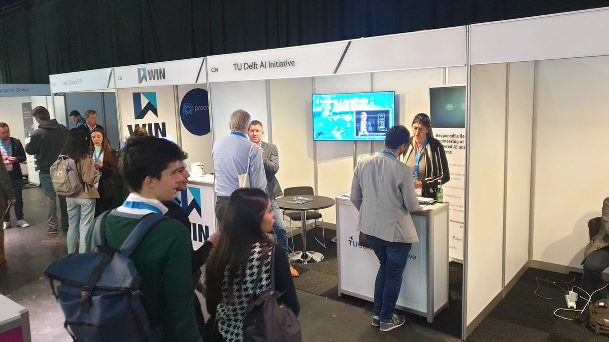 martijnneef's tweet photo. Thank you @WorldSummitAI for another great summit! It was great to present the @TUDelft_AI initiative and our Mondai House of AI to everyone that came to our booth. Missed us at WSAI, and want to know more about #AI research at @TUDelft? Visit us at https://t.co/4o9t4cPNXb. https://t.co/oxMaMzcvUj