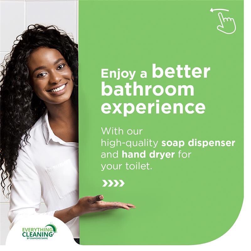 EcleaningNG's tweet photo. If you're looking for a better bathroom experience, look no further, our high-quality soap dispenser and hand dryer makes it better.
Our products are designed to provide you with a superior level of cleanliness and hygiene.
#EverythingCleaning #CleaningProducts #Abuja #Clean https://t.co/HjVd8IQgz4