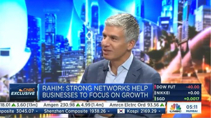 Our CEO, <a href="/ramirahim/">Rami Rahim</a>, joined <a href="/asiasquawkbox/">Squawk Asia</a> to discuss @JuniperNetworks’ business strategy, the demand that #cloud brings and how we’re improving end-user experiences for customers. Tune in for more:  juni.pr/3VrBNU6