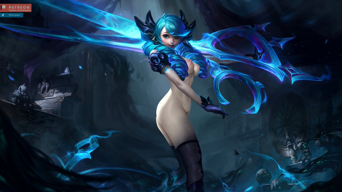 heropans on X: League Of Legends - Gwen -New nude edit this time LOL with  this league of legends champion that I really like haha -I hope you like it  for a