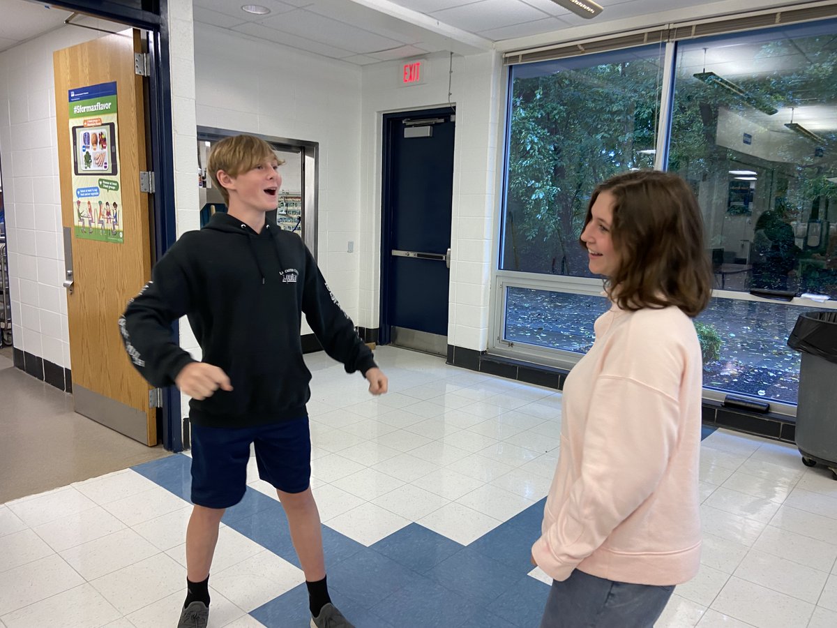 Cutecorky's tweet photo. A little Rock, Paper, Scissors on a rainy day  (pt 3). Thank you Mrs. Smith and Mr. Webster for indulging the lunch chaos! #Marticville #greatdaytobeacomet https://t.co/GQZcSU1l8Q
