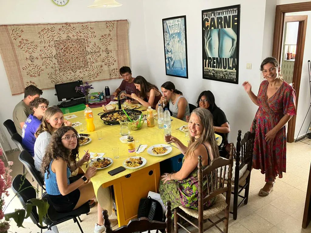 Ibwisevienna's tweet photo. Is it really a Spanish immersion experience if you don't eat a paella? 

Photo from this past year's IBWISE Spanish &amp; IB CAS Immersion adventure in Andalućia! https://t.co/bP7eJeUiyo