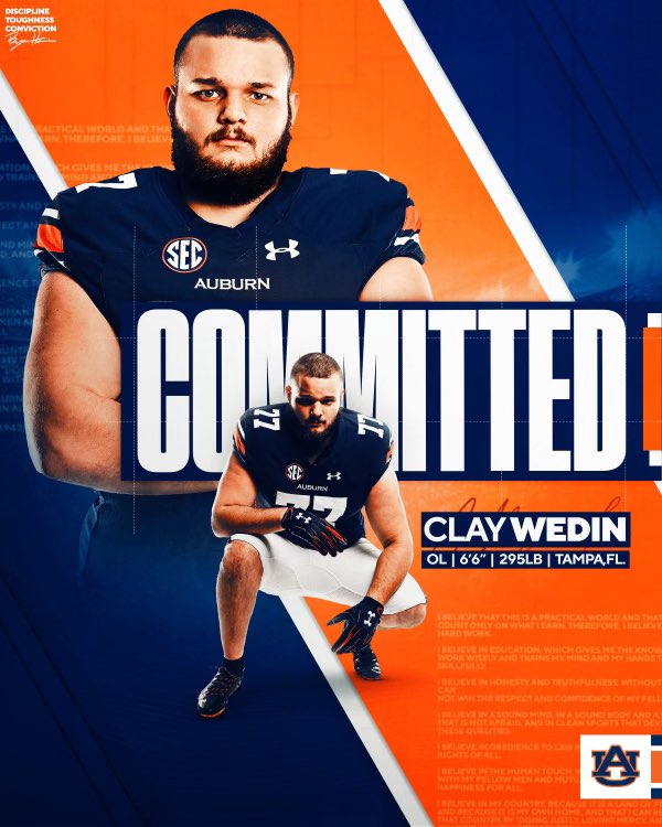 I’m heading to the Plains!!! WAR DAMN EAGLE!! 🦅
<a href="/AuburnFootball/">Auburn Football</a> <a href="/CoachHarsin/">Bryan Harsin</a> <a href="/CoachWillFriend/">Will Friend</a> <a href="/CoachBernardi74/">Joe Bernardi</a> @DarrenUscherAU <a href="/biancajamese/">bi</a>