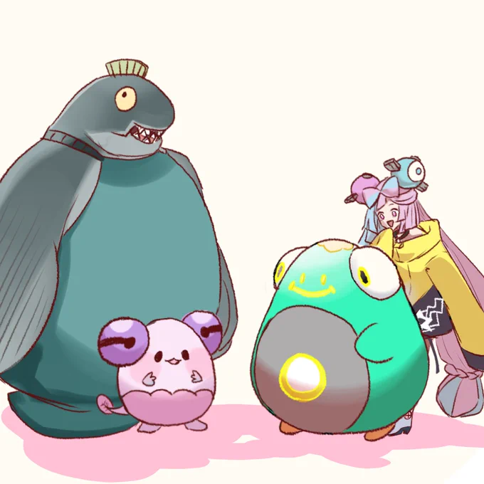 ナンジャモちゃんとハラバリーとカエルタマゴとテッキュウと 