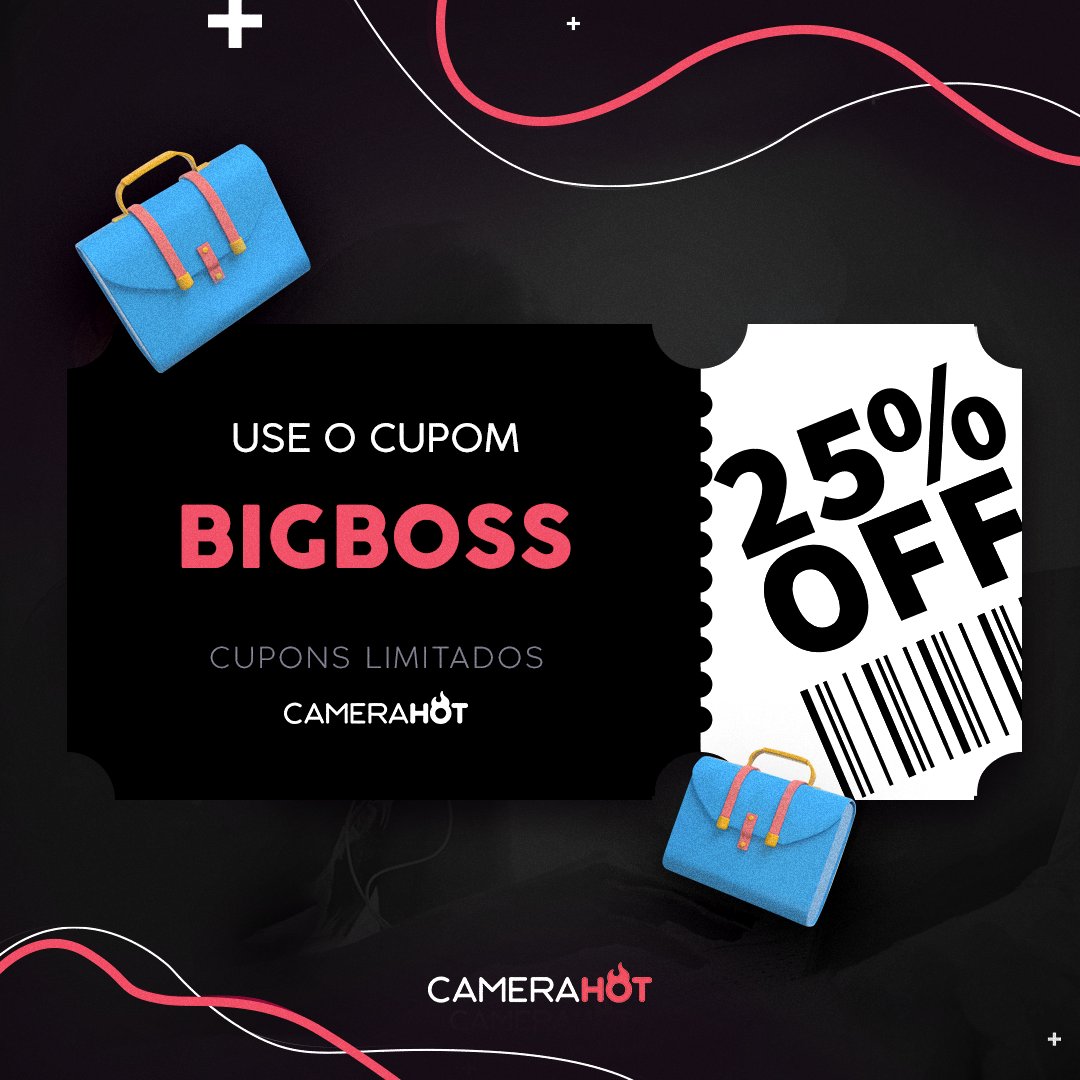 Dia 16 é o Dia do Chefe e queremos comemorar JÁ! Sabe o que conseguimos para vocês com o chefão? 25% de desconto para efetuar sua recarga no CameraHot.com. Aproveite o cupom BIGBOSS, insira em seu perfil e se divirta nessa sexta!

camerahot.com/br/u/settings/…