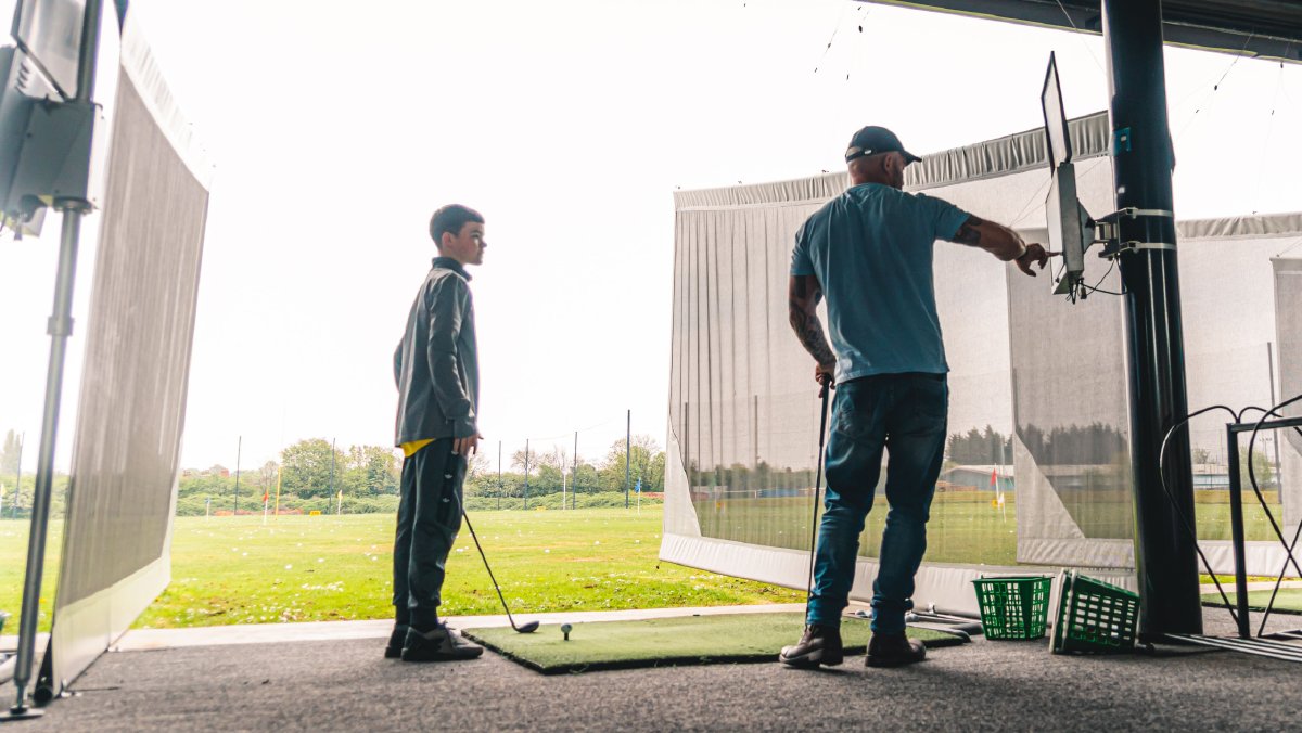 Our practice range is perfect for sharpening your skills 🏌️‍♂️ Track your progress by downloading the <a href="/Toptracer/">Toptracer</a> app on App Store or Google Play.