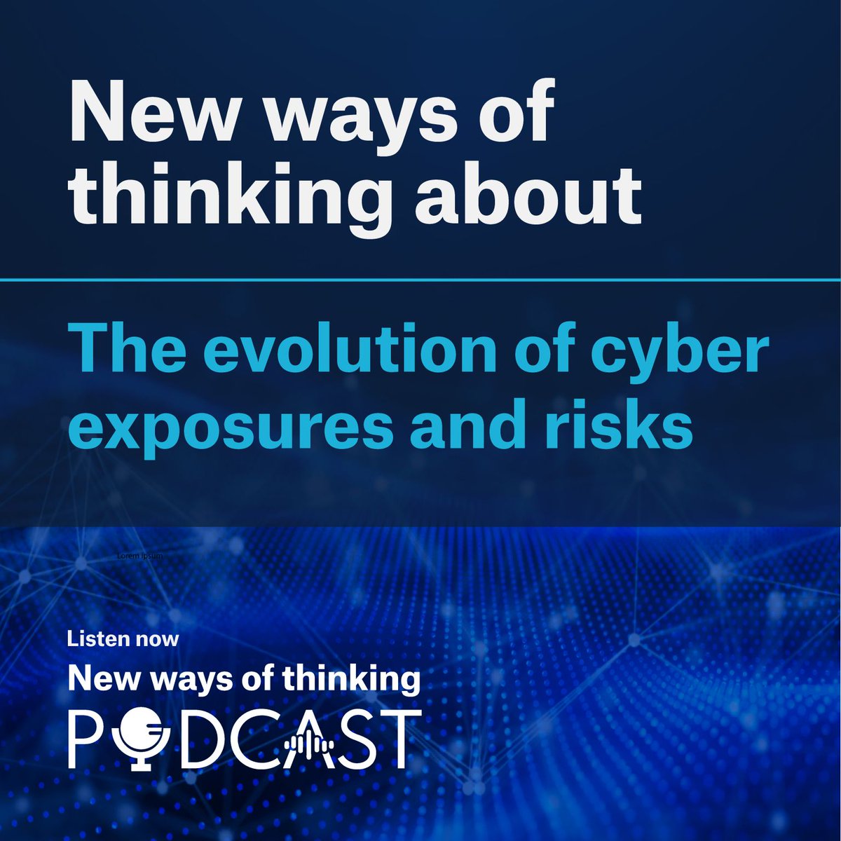 Listen to Jeff O’Shaugnessy’s conversation with Sidd Gavirneni and Tim Zeilman, two cyber experts from HSB, to understand the current #cyber market and the history of the cyber evolution. Via our #NewWaysofThinking podcast: hsb-podcast.libsyn.com/cyber-risks-ch… #CybersecurityAwarenessMonth