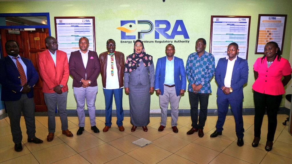 NLC_Kenya's tweet photo. NLC Commissioner Hon. Tiyah Galgalo today led other Commission officials in a courtesy call to @EPRA_Ke offices  to discuss common areas of interest that the two organizations can partner while discharging their respective mandates. https://t.co/hPKwhJmHKt