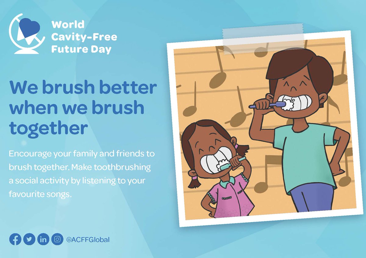 theCDHA's tweet photo. Today is World Cavity-Free Future Day—a day to raise greater global awareness of dental caries. RDHs are well-positioned to help clients understand the importance of taking control of their oral health. Share FREE WCFFDay postcards at https://t.co/f7maa6cQ1h #WCFFDay https://t.co/tBYIYqKF0W