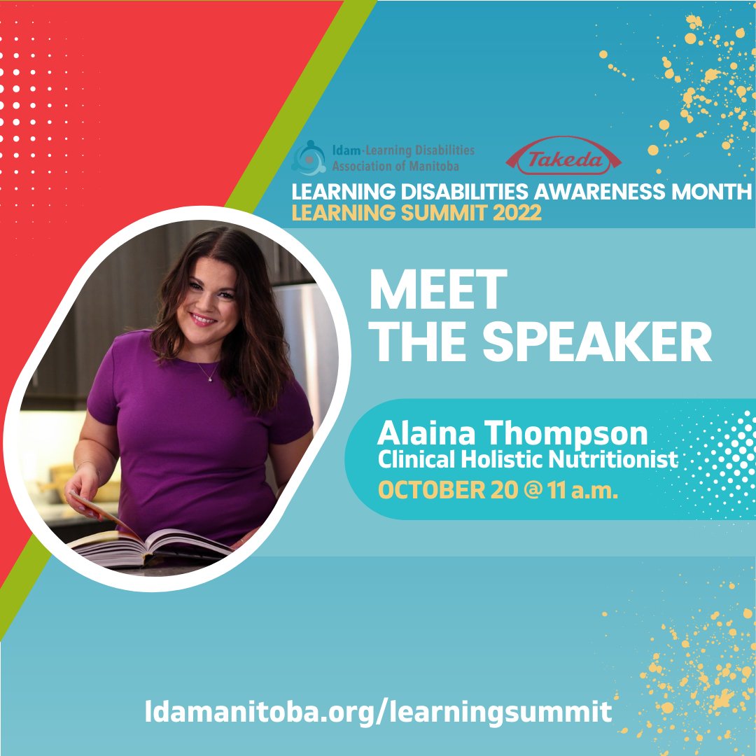 Our final Learning Summit speaker on October 20 will be Alaina Thompson!

Alaina is a clinical holistic nutritionist, and is going to be talking with us about supporting optimal mental health and focus.

For more information on the upcoming Summit, visit: bit.ly/3rtNPih